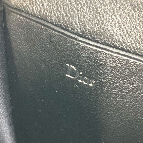 DIOR HOMME Accessory box with key ring Cigarette case Tribal Bicolor Pouch - Picture 2 of 16